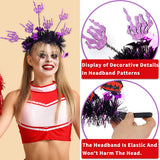 Halloween headband Halloween Headband – Pumpkin, Spider & Radiant Feather Design