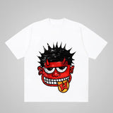 Street Unisex T-shirt Cartoon Print T-Shirt