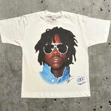 Street Unisex T-shirt Portrait Y2k Gothic Hip Hop
