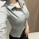Women Sun Protection Shirt Elegant Slim Shirt