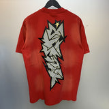 Hellstar T Shirt Vintage Old Loose Casual Short Sleeve T-Shirt