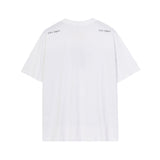 C.e t shirts creative character pattern round neck pullover short sleeve men and women