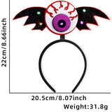 Halloween headband Halloween Light-Up Headband – Glowing Ghost & Bat Party Accessory