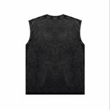 Purple Brand Distressed Tank T Shirts Distressed Sleeveless T-shirt Vest