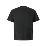 Men t shirts summer distressed washed short sleeves