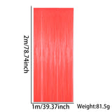 Themed Party Supplies Neon Theme Party Decoration Set – Fluorescent Fringe Curtains, Colorful Banners & Table Skirts