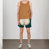 Rhude Shorts Striped Color Matching Tether Shorts