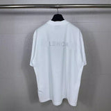 Men T-shirts Summer Paris Hot Diamond Washing Water Short Sleeve Crew Neck T-Shirt Casual
