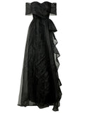 Women Party Dress Sequined Temperament Banquet Evening Gown (Ss0416)