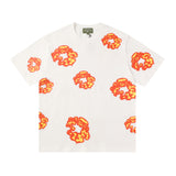 Denim Tears T Shirt ShortsFlame Short Sleeve T-shirt Sports Casual Shorts Suit (Options need to be purchased separately)