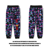Bathing Ape Pants Galaxy Rovers Camouflage Tether Casual Pants Sweatpants