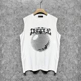 Purple Brand Tank T Shirts Sleeveless T-shirt Vest