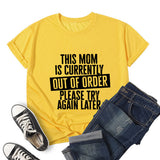 Mother Day Closing T-shirt Women