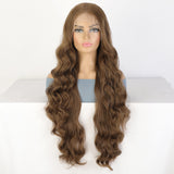 Women's Wigs Long Curly Lace 13 * 4 Fiber Wigs