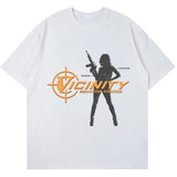 Street Unisex T-shirt Y2k Street Hip Hop Tee