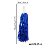 Themed Party Supplies  Cheerleading Pom-Poms – Fine Silk Weave, Dense Design for Cheer Performances & Sports Events
