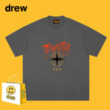 Drew T Shirts Short Sleeve Earth Print T-shirt