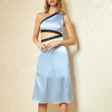 Women Dresses Elegant Fashion Social Banquet Dress (HWFS0410)
