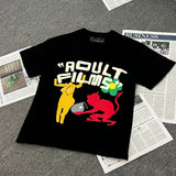 Mens T-shirts CPFM kanye adult Film Imp Bomber Short Sleeve T-Shirt