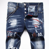 DSQ Jeans Ripped Stretch Jeans