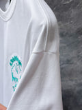 Chh Chrome Hearts T Shirts Summer Sanskrit Patch Embroidery Casual Sports Short Sleeve T-Shirt