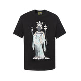 Denim Tears T Shirts 24S Kapok Geometric Pattern Short Sleeve T-shirt