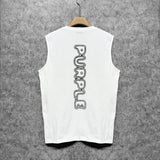 Purple Brand Tank T Shirts Sleeveless T-shirt Vest