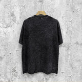 Purple Brand Distressed T Shirts Short Sleeve