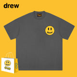 Drew T Shirts T-shirt Smiley Face Short Sleeve