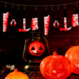 Halloween flag hanging ornaments Halloween Bloody Knife Hanging Banner