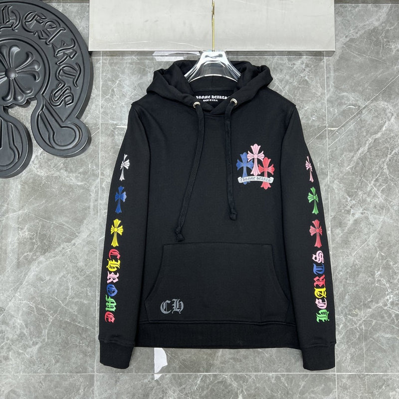 Chh Chrome Hearts Hoodie Classic Cross Scroll Letter Color Hooded Sweater