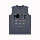 Purple Brand Tank T Shirts Sleeveless T-shirt Vest