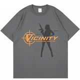 Street Unisex T-shirt Y2k Street Hip Hop Tee