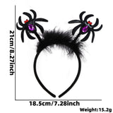 Halloween headband Halloween Spider Headband – Kids’ Fun Feather & Bat Party Hair Accessory
