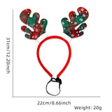 Themed Party Supplies Adjustable Christmas Pet Headband – Festive Holiday Dog Accessory
