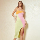 Women Dresses Summer Sexy Temperament Camisole Skirt (Hwfs0410)