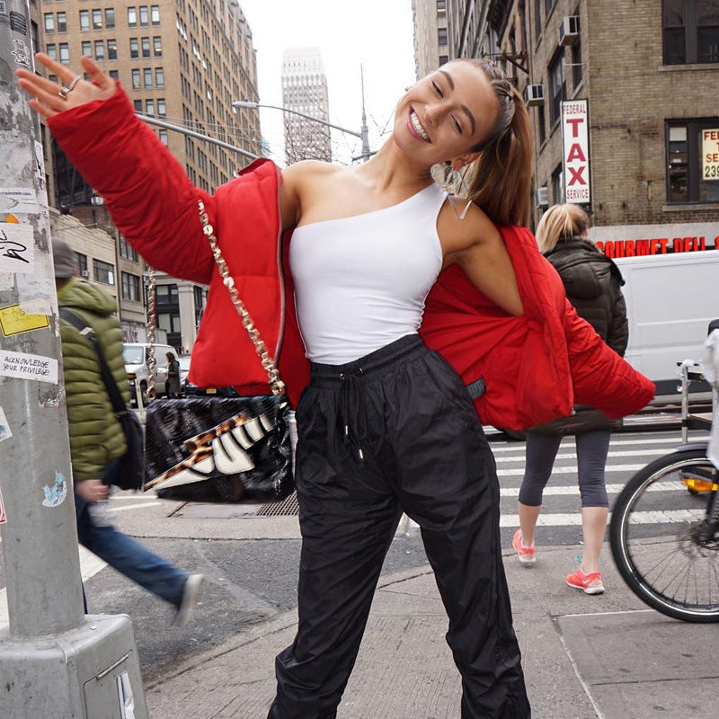 Women Jumpsuit Stretch Fitness Breathable Comfortable Jumpsuit (Zj0415)