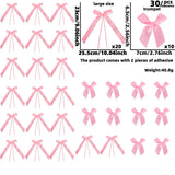 Themed Party Supplies Bow Theme Party Decoration – Foil Curtain with DIY Polyester Bow Accessories