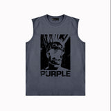 Purple Brand Tank T Shirts Sleeveless T-shirt Vest