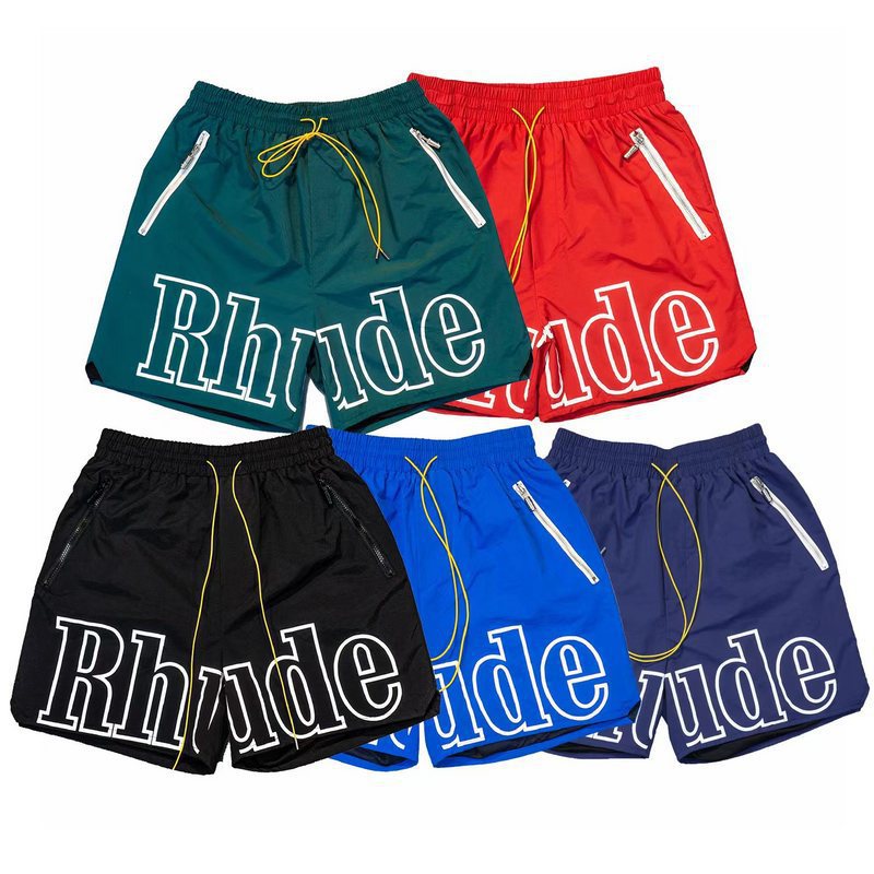 Rhude Shorts 3M Reflective Casual Sports Shorts Beach Pants