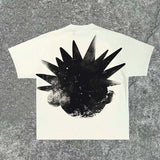 Street Unisex T-shirt Anime Pattern Print Street Tee