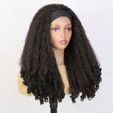 Women'S Wigs long curly hair headband wig