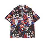 Rhude T Shirt Casual Short Sleeve Shirt Men's and Women's Shorts Shirt