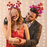 Themed Party Supplies Valentine's Day Heart Headband – Wedding, Bachelorette Party & Photo Prop