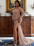 Women Party Dress Sequins Elegant Evening Dress (Ss0416)
