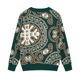 Rhude sweater micro-label letter totem jacquard crew neck sweater
