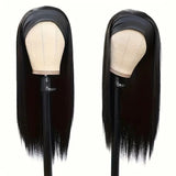 Women'S Wigs Black Headband Wig with Straight Hair