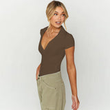 Women Tops Fashion Sexy Cool Vest (ZJ0415)