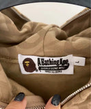 Bathing ape hoode bape sequin printed letters