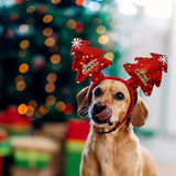 Themed Party Supplies Adjustable Christmas Pet Headband – Festive Holiday Dog Accessory